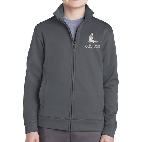 Youth Active Full-Zip Jacket Embroidered Thumbnail
