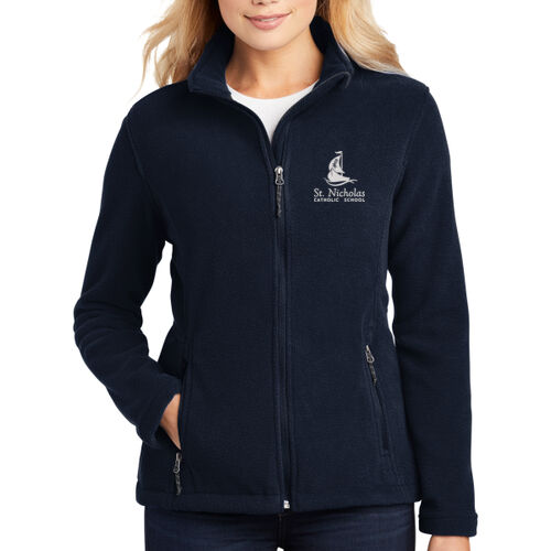 Women's Fleece Jacket Embroidered Thumbnail