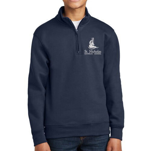 Junior High 6–8 - Youth 1/4 Zip Sweatshirt Embroidered Thumbnail