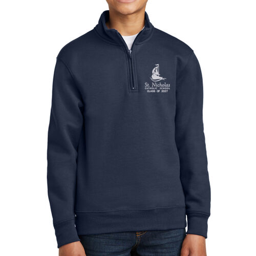 8th Grade - Youth 1/4 Zip Sweatshirt Embroidered Thumbnail