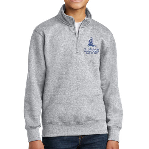 8th Grade - Youth 1/4 Zip Sweatshirt Embroidered Thumbnail